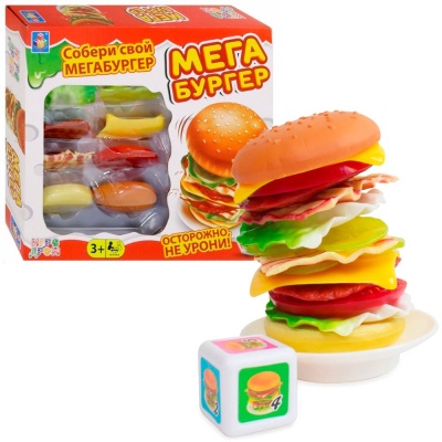 Настольная игра Игродром Мегабургер 1Toy Т13554